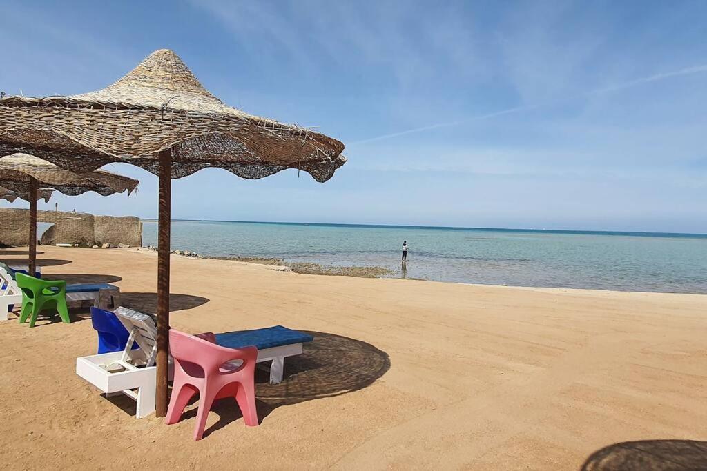 Casablanca Beach Direct Sea View Tow Bedroom Apartment Hurghada Exteriér fotografie