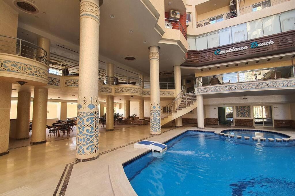 Casablanca Beach Direct Sea View Tow Bedroom Apartment Hurghada Exteriér fotografie