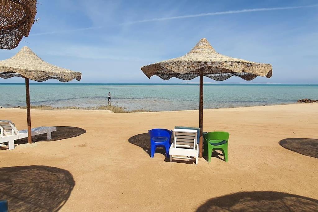 Casablanca Beach Direct Sea View Tow Bedroom Apartment Hurghada Exteriér fotografie